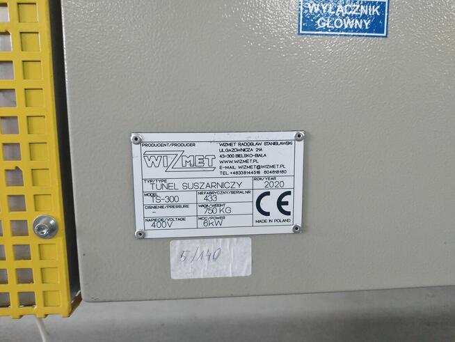 Sprzedam tunel suszący polskiej produkcji