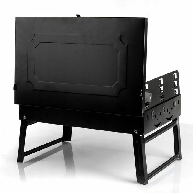 Grill turystyczny z akcesoriami PRZENOŚNY kompaktowy gril