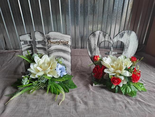 kompozycje świąteczne stelaże misy cemenciaki wiązanki