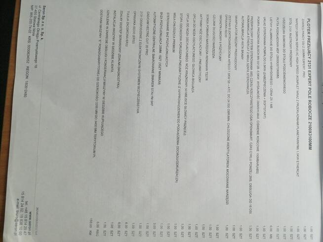 Ploter frezująco-tnący SERON EXPERT 2131+sprężarka