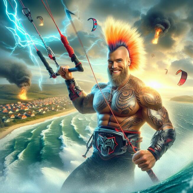 Kitesurfing - kursy na HEL66 pakiety - możliwość noclegu.