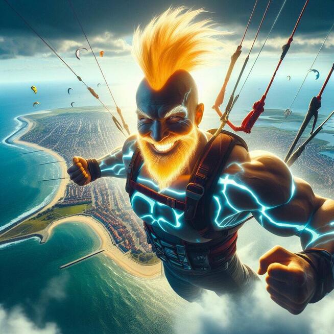 Kitesurfing - kursy na HEL66 pakiety - możliwość noclegu.