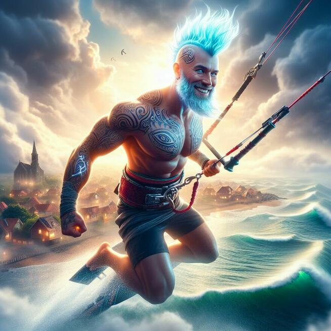 Kitesurfing - kursy na HEL66 pakiety - możliwość noclegu.