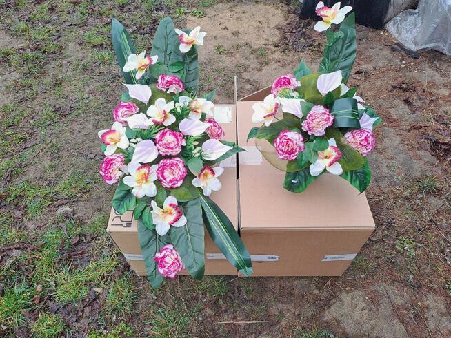 kompozycje świąteczne stelaże misy cemenciaki wiązanki