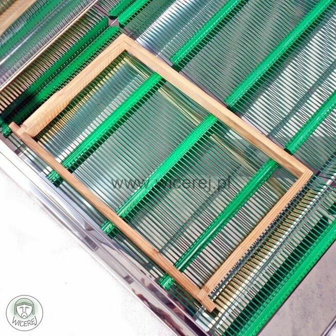 Topiarka Słoneczna Duża 3 ramkowa Nierdzewna wytop wosku