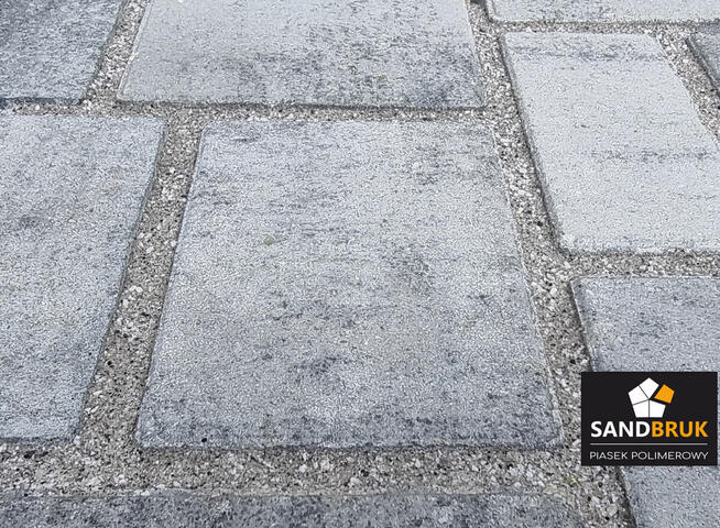 SandBruk Piasek Polimerowy Fuga Do Kostki Jasny Szary