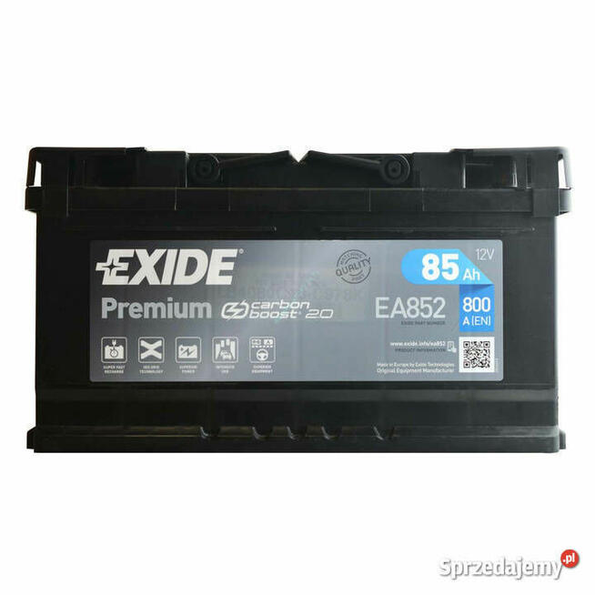 Akumulator 85Ah 800A Exide Premium