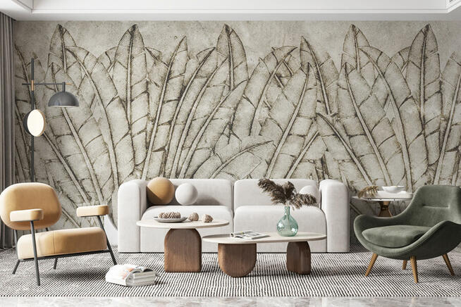 Tapeta boho do salonu