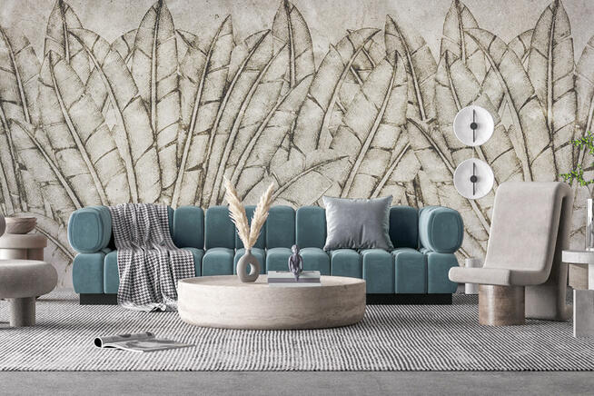 Tapeta boho do salonu