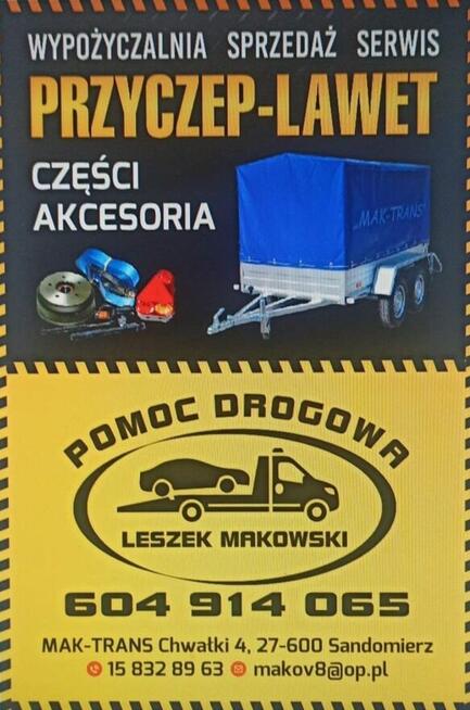 Części i Akcesoria do Przyczep i Lawet SANDOMIERZ MAK-TRANS