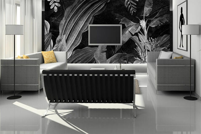 Czarno biała fototapeta