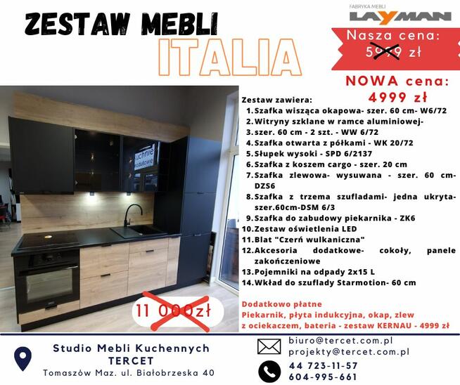 Zestaw mebli kuchennych