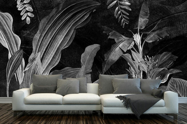 Czarno biała fototapeta