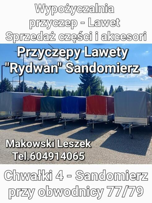 Części i Akcesoria do Przyczep i Lawet SANDOMIERZ MAK-TRANS