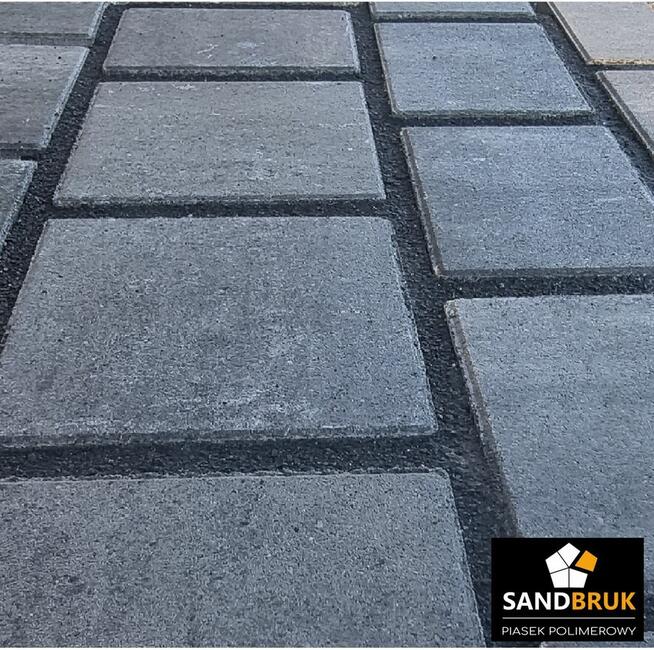 SandBruk Piasek Polimerowy Fuga Do Kostki Grafitowo Czarny