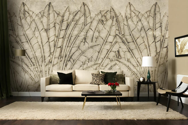 Tapeta boho do salonu