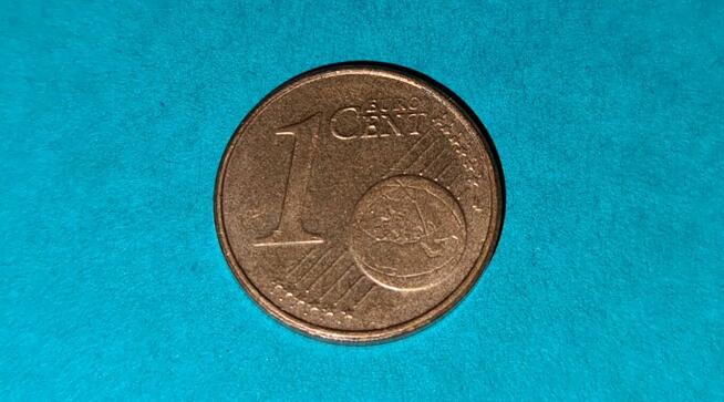 1 Euro Cent 2002r Niemcy Moneta Starocia