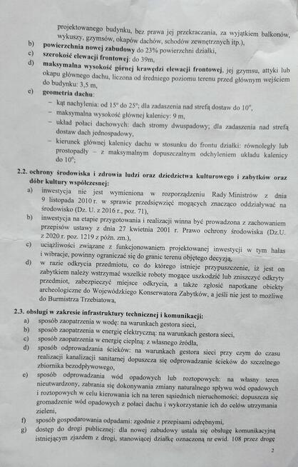 Działka z warunkami - obiekt handlowo usługowy 400m2+