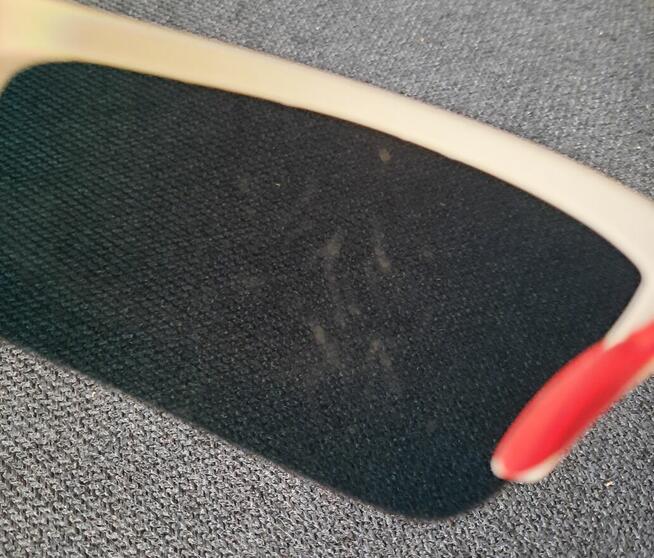 Uvex Okulary sportowe Sportstyle 215 lustrzane białe defekt