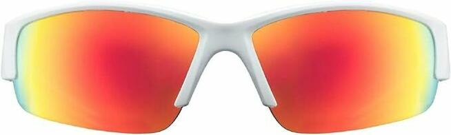 Uvex Okulary sportowe Sportstyle 215 lustrzane białe defekt