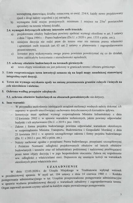 Działka z warunkami - obiekt handlowo usługowy 400m2+