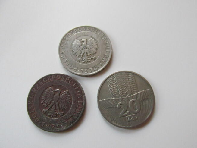 Monety PRL 20zł (wieżowiec i kłosy)