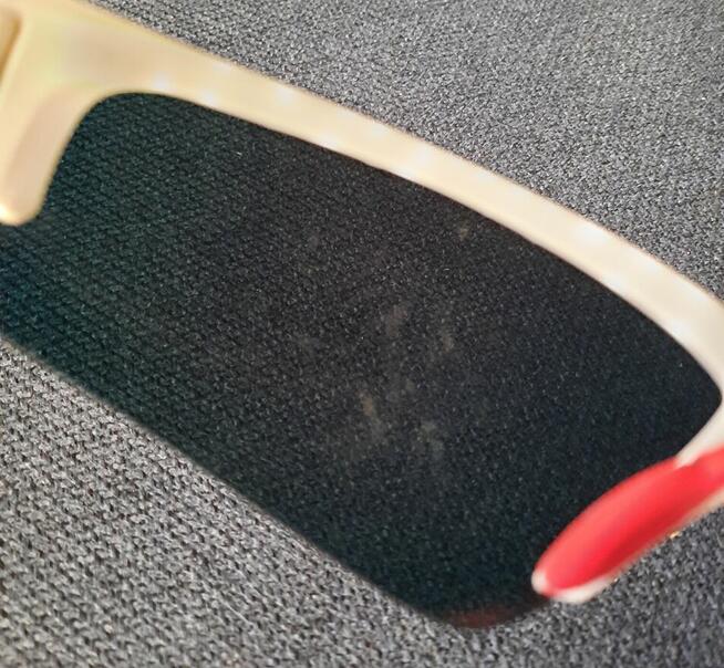 Uvex Okulary sportowe Sportstyle 215 lustrzane białe defekt