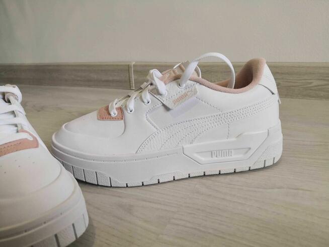 Nowe buty PUMA Cali Dream 39 25cm białe różowe pudrowy róż
