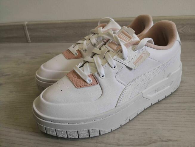 Nowe buty PUMA Cali Dream 39 25cm białe różowe pudrowy róż