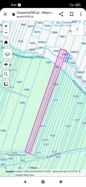 Działka budowlana Myszków