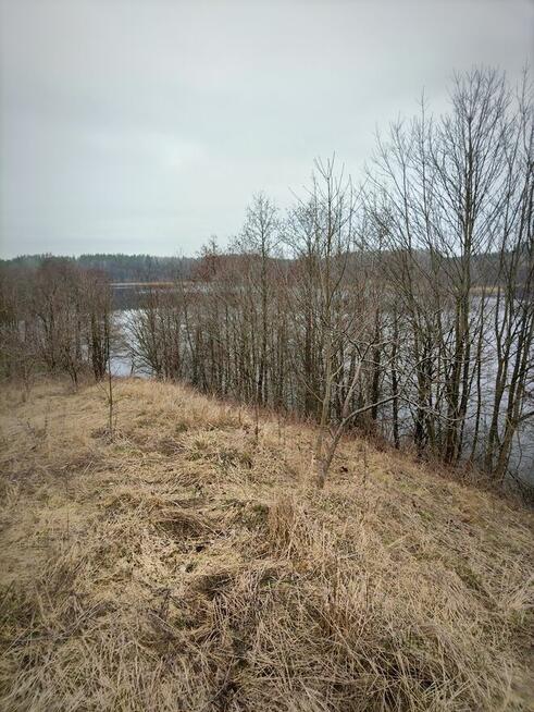 Gąski gm. Olecko. Działka z linią brzegową jeziora