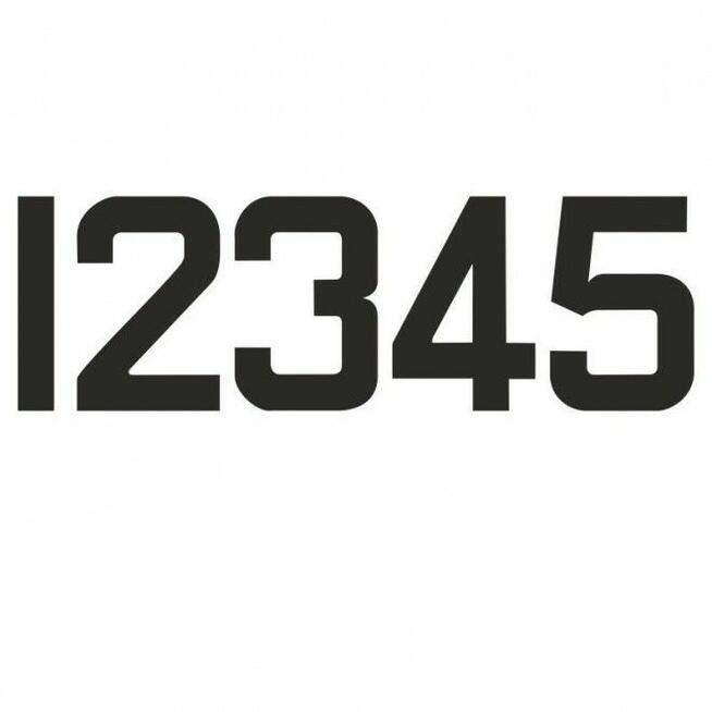 ELO Cyfry i Litery samoprzylepne na żagle. Żaglownia