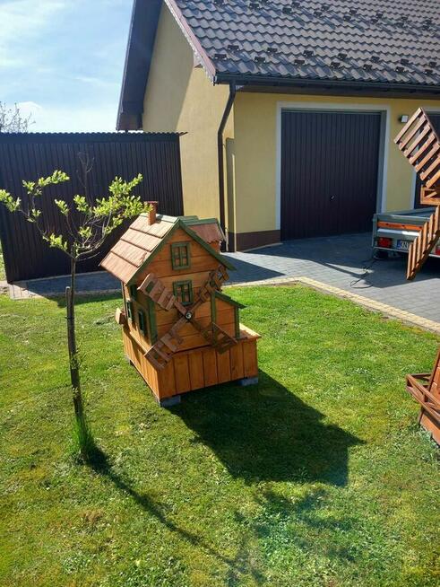 piękny młyn wodny z wiatrakiem.1600 zł