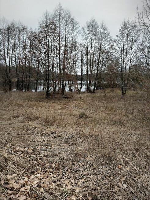 Działka w Gąskach - płaski teren z linią brzegową jeziora