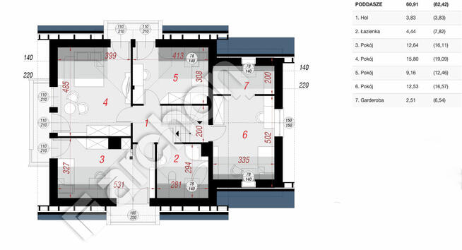 Wygodny, rozkładowy, nowy dom, Wólka Podleśna k/Jasionki