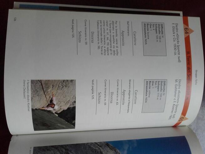 wspinaczka Val Gardena -topo przewodnik