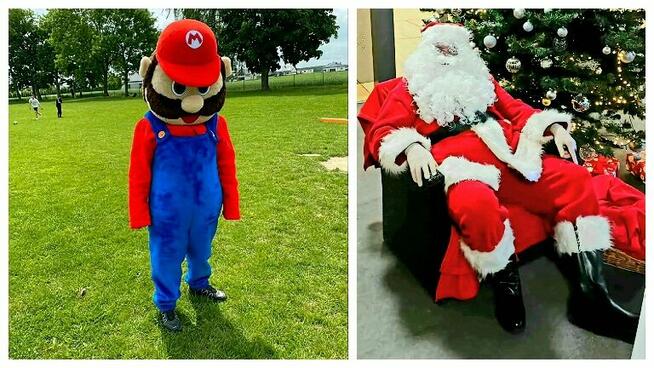 Wynajem Super Mario Bros - Święty Mikołaj do wynajęcia