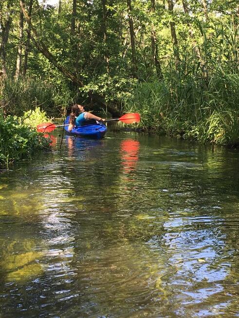 Spływ kajakowy rzeka Paklica, Obra