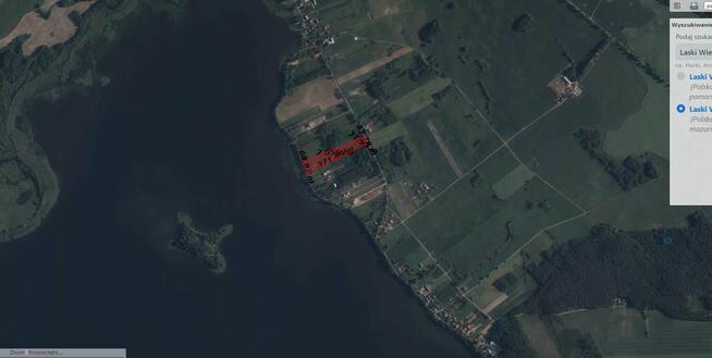 Laski Wielkie, 8km od Ełku. Działki z dostępem do Jeziora
