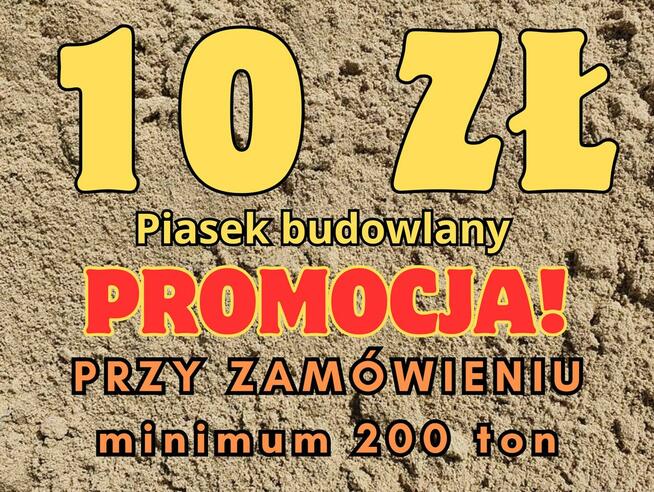 Siany piasek budowlany - do tynków, wylewek, murowania