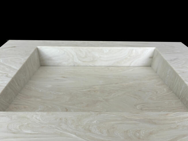 Umywalka kompozytowa na wymiar w kolorze Marmo