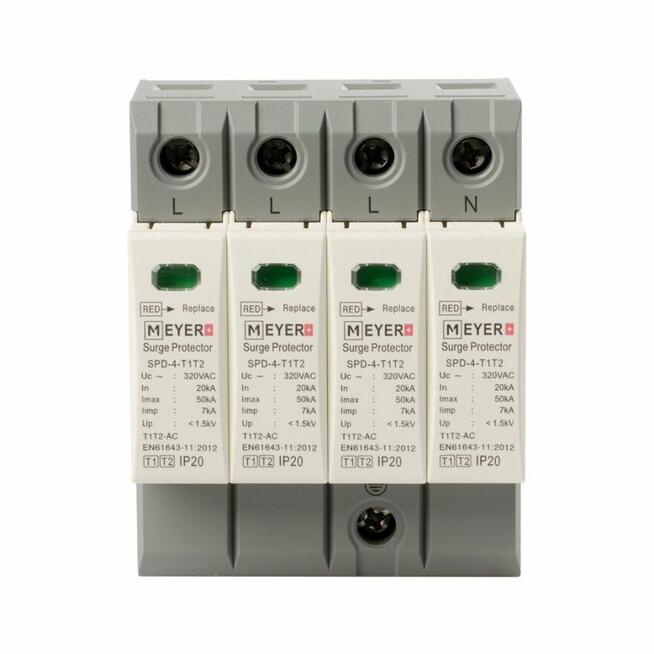 Meyer Ogranicznik przepięć SPD AC GREY T1T2 4 (BC)20kA/50kA