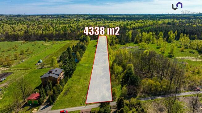 Działka budowlana Ossy gm. Ożarowice, Leśna