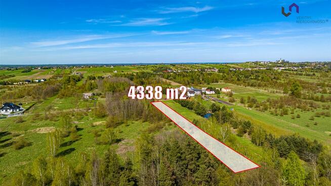 Działka budowlana Ossy gm. Ożarowice, Leśna