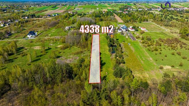 Działka budowlana Ossy gm. Ożarowice, Leśna