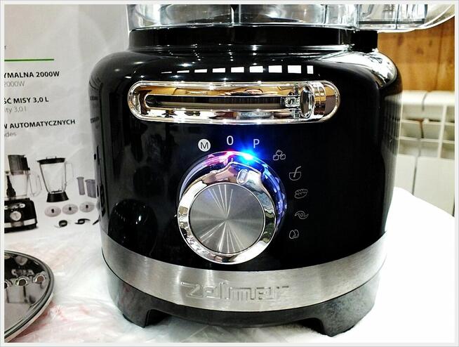 Robot kuchenny Zelmer ZFP 9000B 2000W czarny Nowy w kartonie