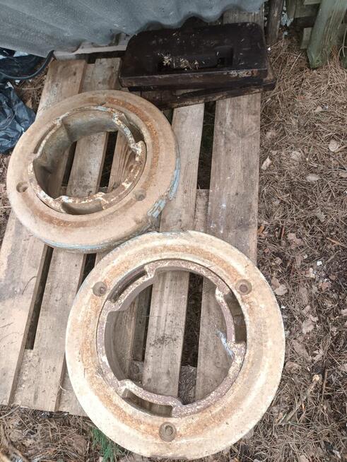 Obciazniki c 360 na zaczep przedni tył na felgi kręgi środki