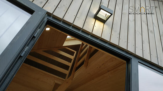 Dom Drewniany Modułowy Ecocube Smart B3 80m2