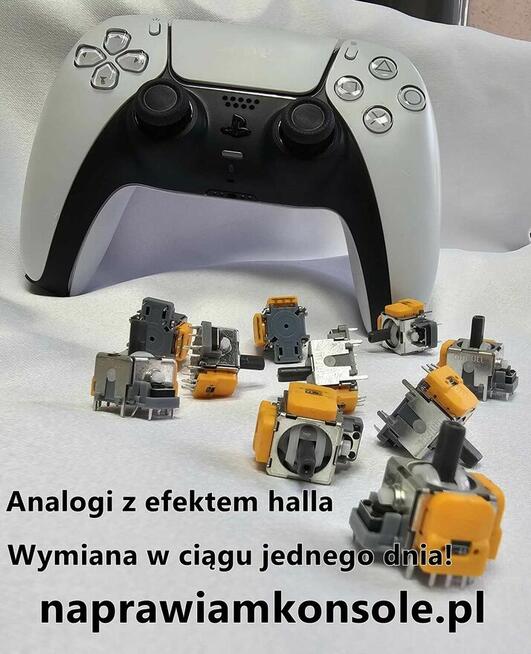 WYmiana analogów w padach PS5 na Halle