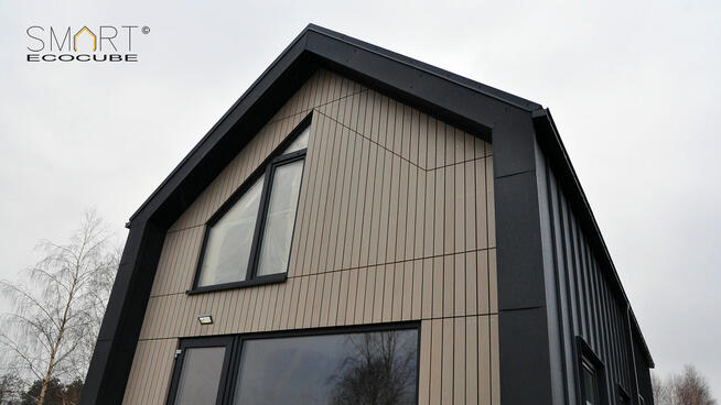 Dom Drewniany Modułowy Ecocube Smart B3 80m2
